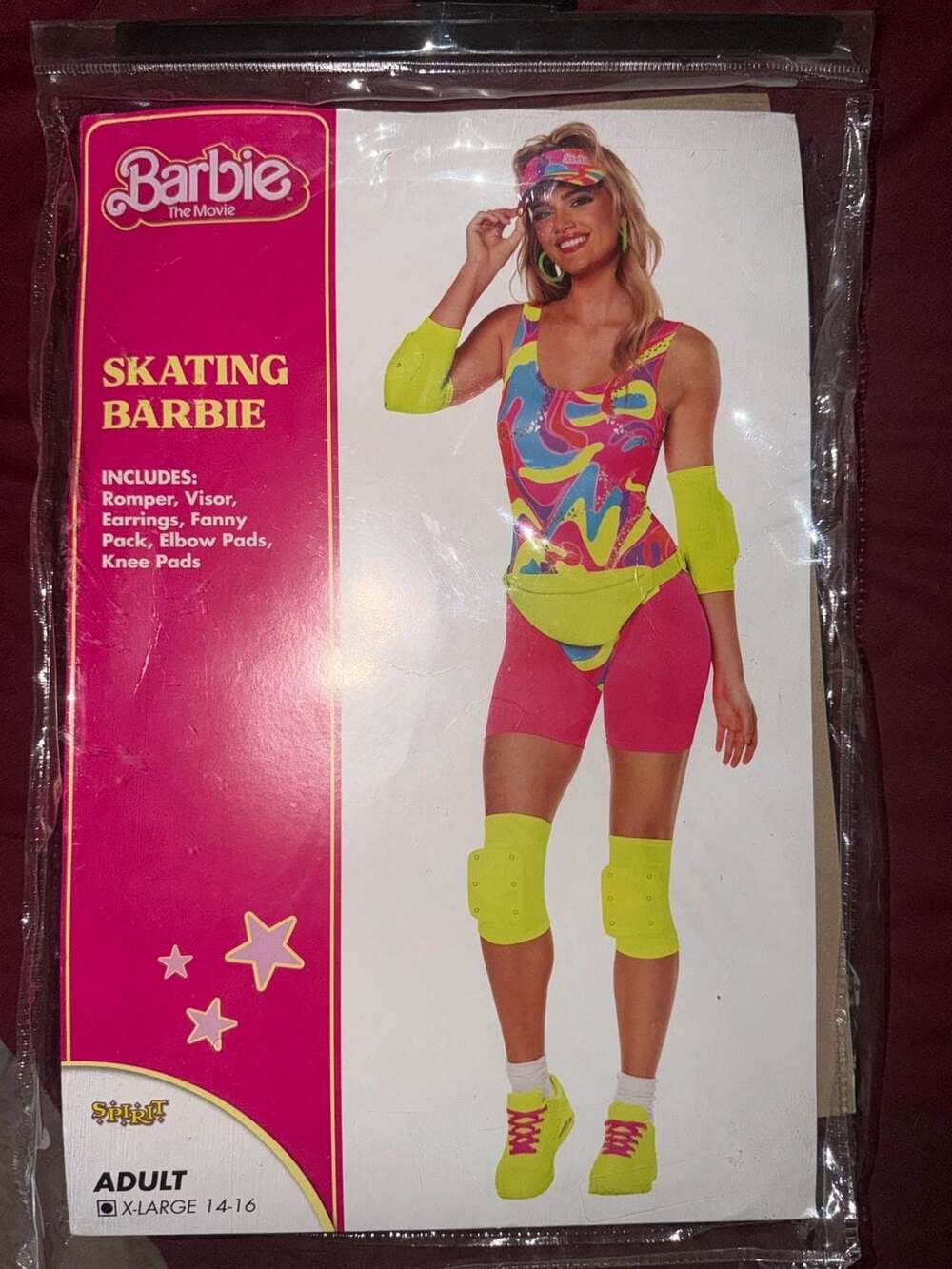 Barbie Skating Barbie Costume Size X-Large 14-16 The Movie Spirit Halloween